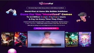 GamPal Review - World’s First AI Game Website Builder App