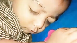 little boy sleeping