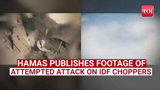 Hamas Attacks Israeli Choppers Over Gaza's Jabaliya Camp | Al-Qassam Releases Dramatic Video