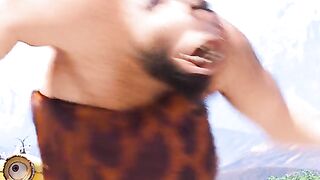 الرجل الحجري راح فيها