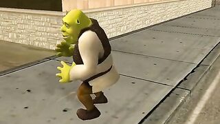 Shrek Muito Loko No Passino Em GTA San Anders