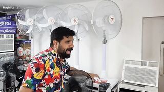 150 watt solar panel per chalne wala American AC _ 5 days battery backup wala fan _ AC chiller -