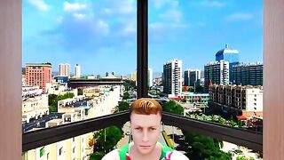 Little John with his tiny house and he transform his house with galvanized steel