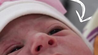 1-day-old Lana_ is the first baby born in our new maternity unit in #Gaza. _ #Shorts