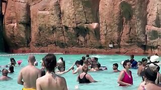 Summer Holiday Water Park Swimming Pool -Sunny Day  #waterpark