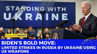 Biden's Bold Move: Limited Strikes in Russia by Ukraine using US weapons