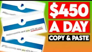 Get Paid $450 Daily To Copy & Paste Text! (FREE PayPal Money)