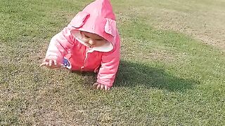 Cute baby playing mashALLAH