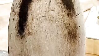 How_to_clean_electrical_iron____Remove_rust_and_burnt_fabric_use_Panadol