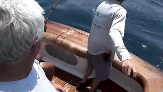 Catch fishing in sea
