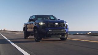2024 Toyota Tacoma TRD Sport in Blue Crush Metallic Driving Video