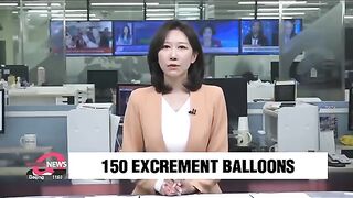 СЕВЕРНА КОРЕЯ ИЗПРАТИ 150 БАЛОНА С БОКЛУК КЪМ ЮЖНА КОРЕЯ