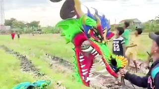 Giant dragon kite