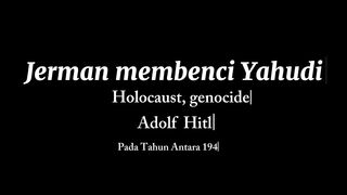 Jerman membenci yahudi?
