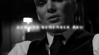 Always remember this ~ Thomas Shelby #motivation #quotes #inspiration #peakyblinders #thomasshelby
