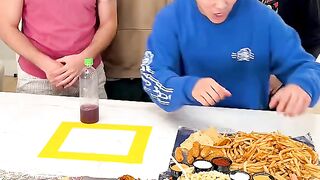 This people eating food by play