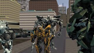 Transformers test Optimus Primes Jetwing