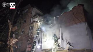 Russian strikes hit residential buildings in Ukraine's Kharkiv.