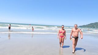Balneario Beach A Great Day Brazil.enjoy life pretty girl.