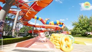 Cheeky Monkey on a Raft Ride at Aquamania Albena 2