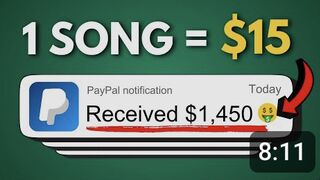Earn 1400 $ listening to songs