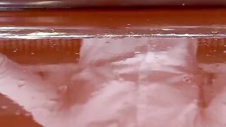 The man making chocolate in different style