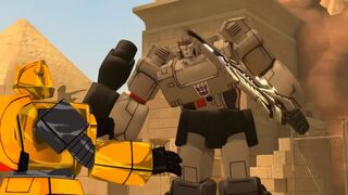 Optimus Prime Vs Megatron  Transformers Fight Scene