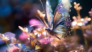 "Fluttering Elegance: Captivating Butterfly Wallpapers"