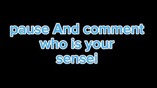 pause And comment who is your Sensei ????❤️ #aesthetic  #anime #fyp  #naruto