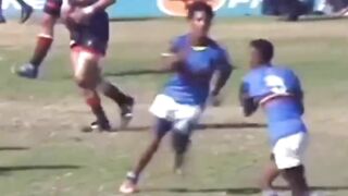 He forgot it was just a rugby game