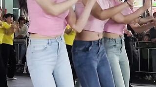 #getting tired of playing #square dance DOU up #outdoor dance #perfect body #energetic