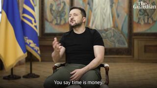 Zelenskiy_ 'You say time is money. For us, time is our life'.