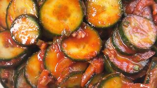 SPICY KOREAN CUCUMBER SIDE DISH
