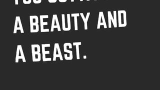 Sometimes you gotta be a beast ????