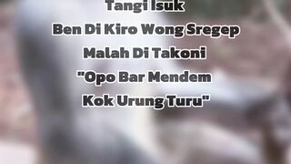Malah salah sangka
