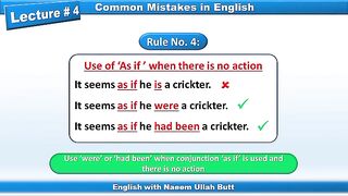 Common Mistakes in English