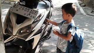 eps 038 | baby is going to ride to go to school