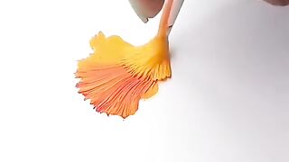 Yellow_flower_painting_ideas_#flowers_#painting_#Shorts(480p).