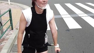 cute japanese rickshaw girl