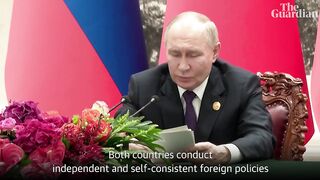 Putin thanks Xi for input on Ukraine and calls for 'multipolar world order'.