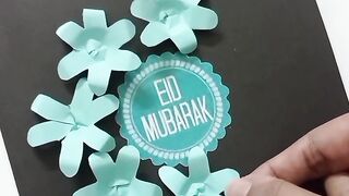 Eid mubarak card diy