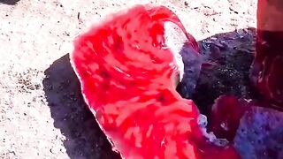 A ball of red stone and nothing more wonderful