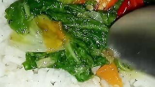 Nasi sayur sawi