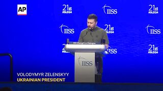 Shangri-la Dialogue_ Zelenskyy 'disappointed' some leaders have not yet committed to peace summit.