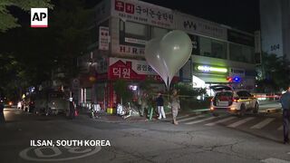 North Korea sends about 600 more trash balloons into South Korea.