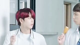 Kdrama funny scene. When you have food theif in your class????????????