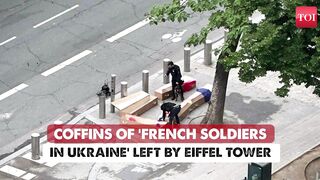 Coffins Of 'French Soldiers In Ukraine' Found; Incident In Paris Amid Macron's 'Trigger For Putin'