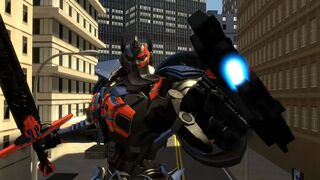 Nemesis Prime Vs Bumblebee Transformers Fight Scene