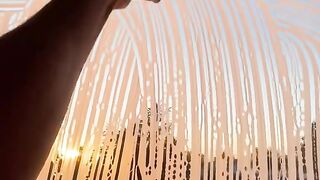 Soo satisfying window cleaning