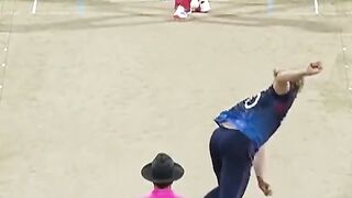 wo wickets in the first two balls of the innings ????  #Cricket #CricketReels #T20WorldCup